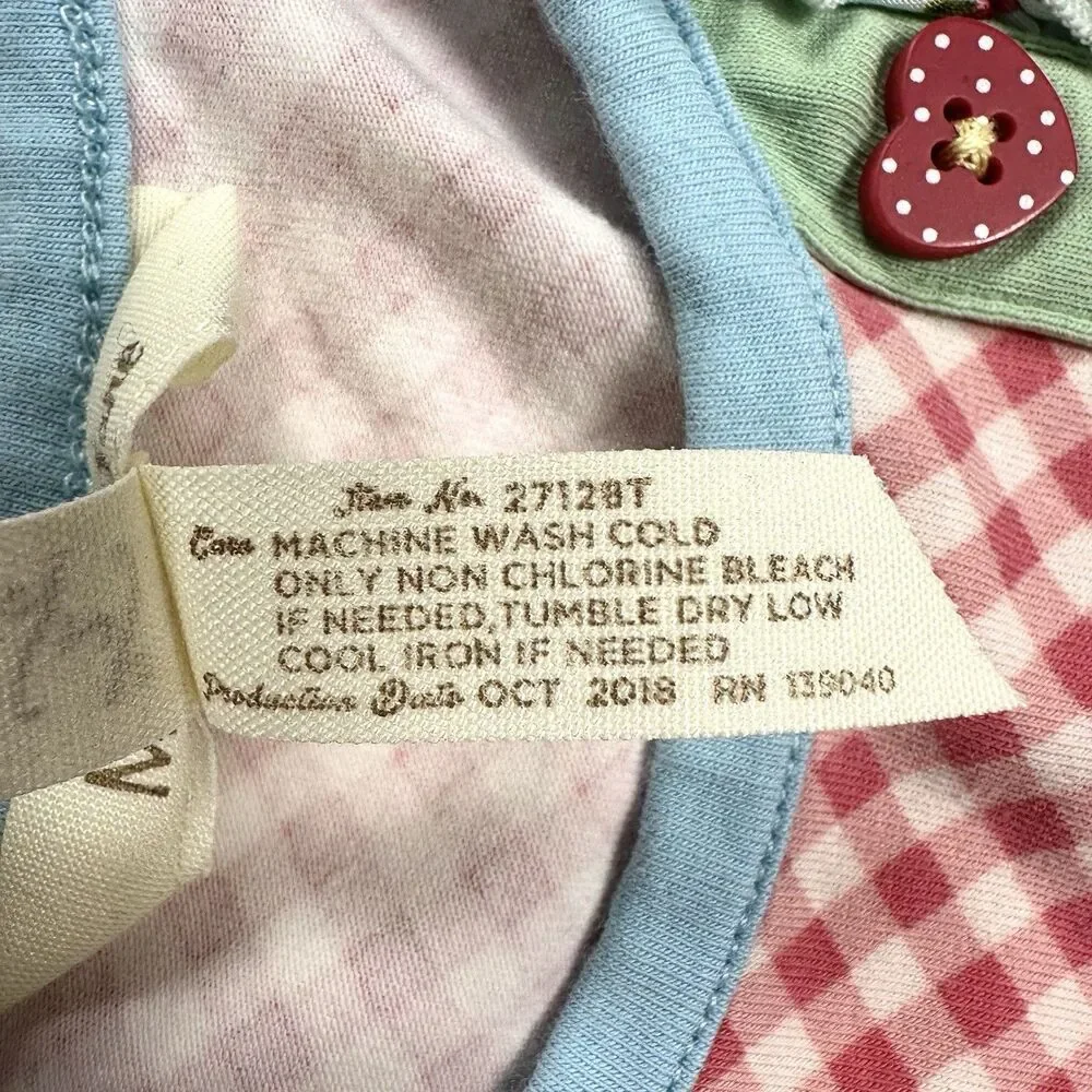 Matilda Jane Mail Dress Ruffles Envelope Typewriter Baby Girl Size 2 Country